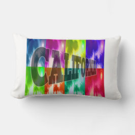 "California" Colorful Palms Pillow Kussen