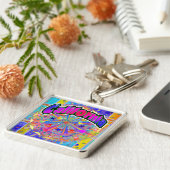 California Cosmic Unity Sleutelhanger (Zijkant)