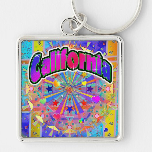 California Cosmic Unity Sleutelhanger (Voorkant)