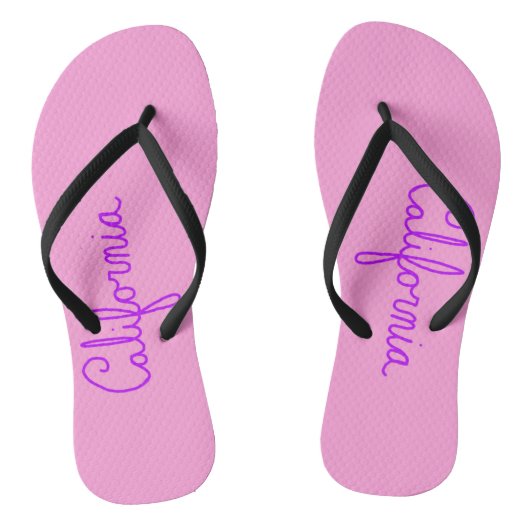 California Cursive Teenslippers (Voetbed)