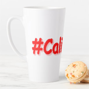 "#California " Cute Design. Bestel nu Latte Mok