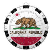 California Dartboard USA & California Flag/game Dartbord (Voorkant)