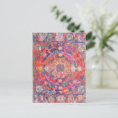 California Daze Mandala Briefkaart (Staand voorkant)
