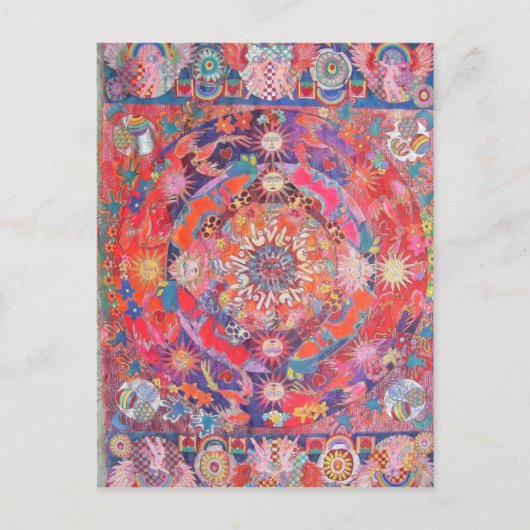 California Daze Mandala Briefkaart (Voorkant)