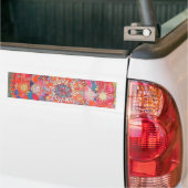 California Daze Mandala Bumpersticker (Op Truck)