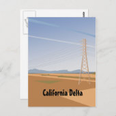 California Delta briefkaart (Voorkant / Achterkant)