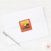 California Design - Stickers Carré (Enveloppe)