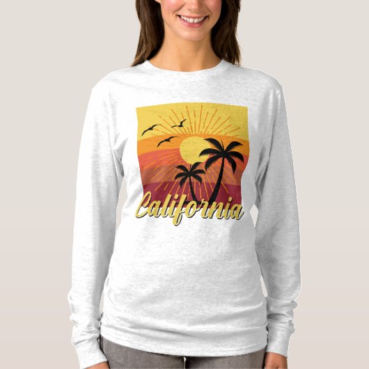 California Design - T-shirt à manches longues de b (Devant)