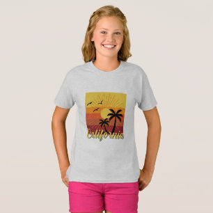 California Design - T-shirt de base pour filles