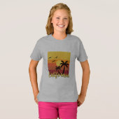 California Design - T-shirt de base pour filles (Devant entier)
