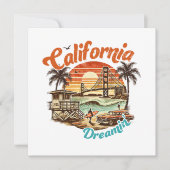 California Dreamin' - Kustbrug, strand (Voorkant)