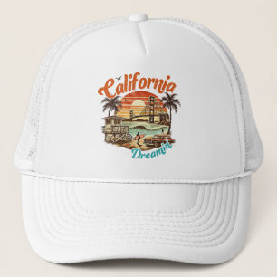 California Dreamin' - Kustbrug, strand Trucker Pet