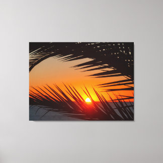 California Dreamin' Sunset Canvas Afdruk