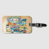 California Dreaming Bagagelabel (Voorkant (horizontaal))