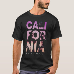 California Dreaming Beach Palm Tree Summer Los Ang T-shirt