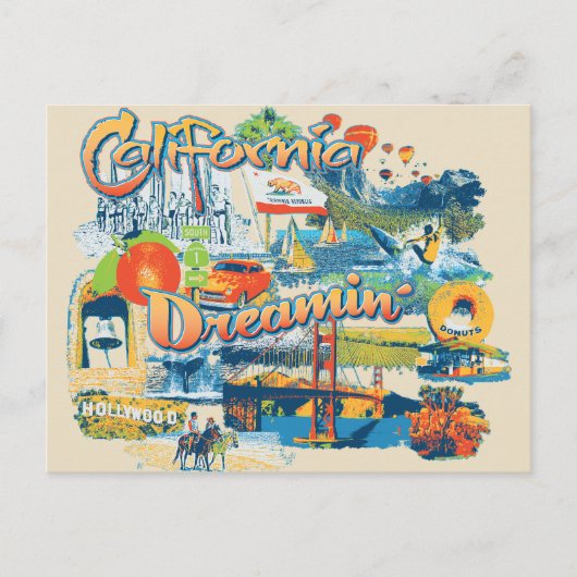 California Dreaming Briefkaart (Voorkant)