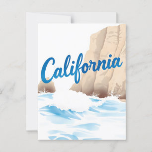 California Dreaming Briefkaart – Vintage Travel Vi