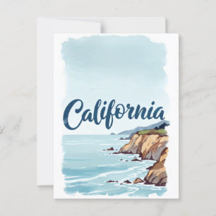 California Dreaming Briefkaart – Vintage Travel Vi
