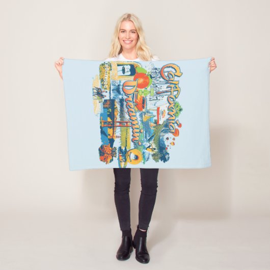 California Dreaming Fleece Deken (In situ)