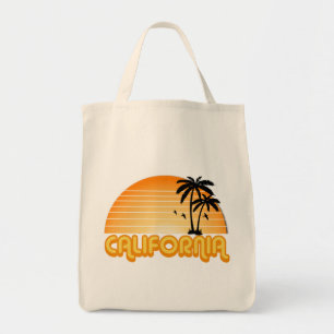 California Dreaming grocery canvas tas