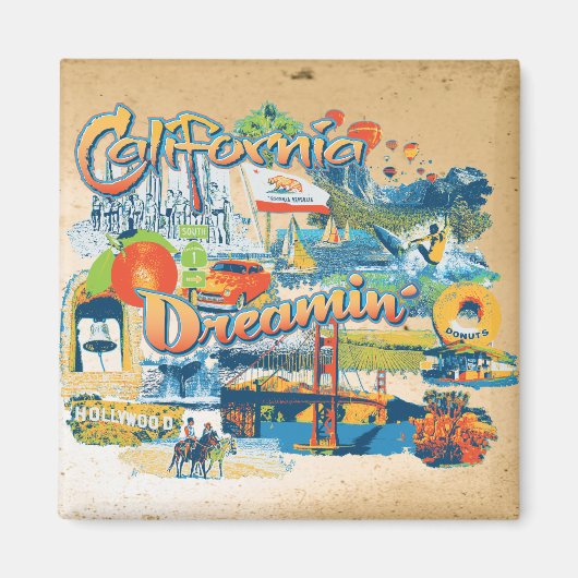 California Dreaming Magneet (Voorkant)