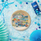 California Dreaming Papieren Bordje (Feest)