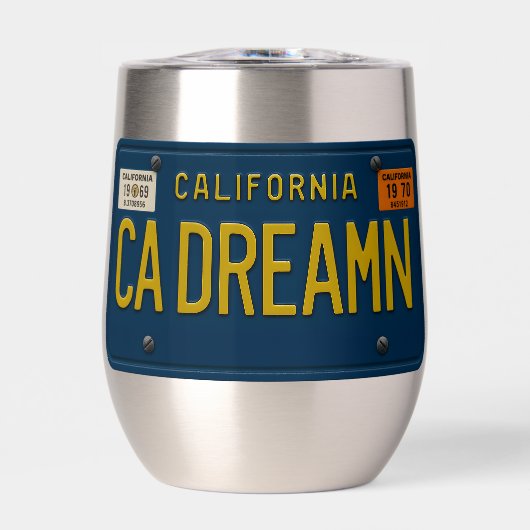 California Dreaming - Retro 1969 License Plate (Voorkant)