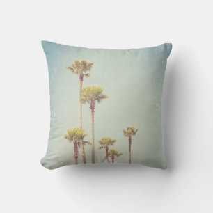 California Dreaming Retro Palm Tree Sierkussen