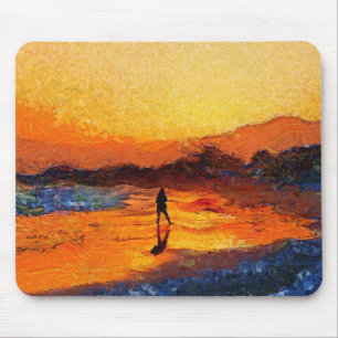 California Dreaming Sunset Mousepad Muismat