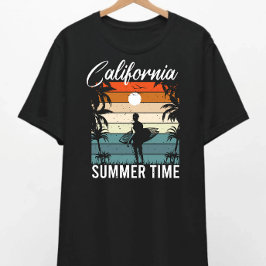 California Dreaming Sunset Surf T-shirt