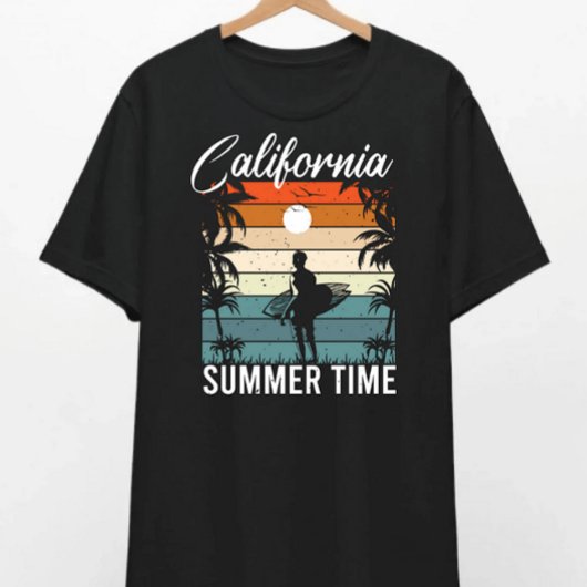 California Dreaming Sunset Surf T-shirt