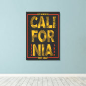 California Dreaming Wall Art Canvas Afdruk (Insitu (Houten vloer))