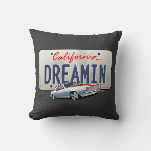 California Dreamweaver' Camaro PILLOW Kussen (Voorkant)