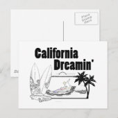 California Droin' Briefkaart (Voorkant / Achterkant)