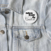 California Droin' Ronde Button 5,7 Cm (In situ)