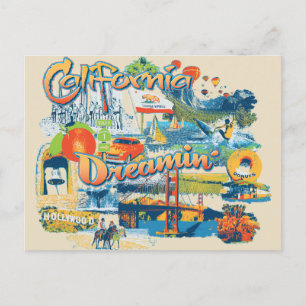 California Dromen Briefkaart