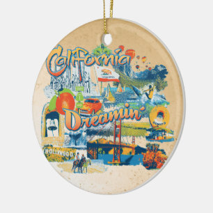 California Dromen Keramisch Ornament