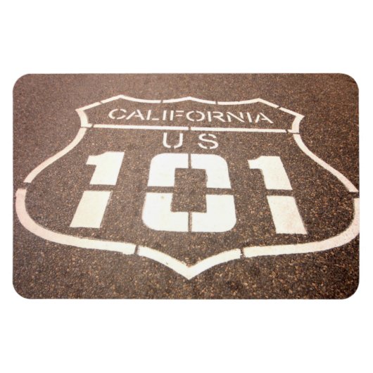 California en U.S. 101 Highway Magneet (Horizontaal)