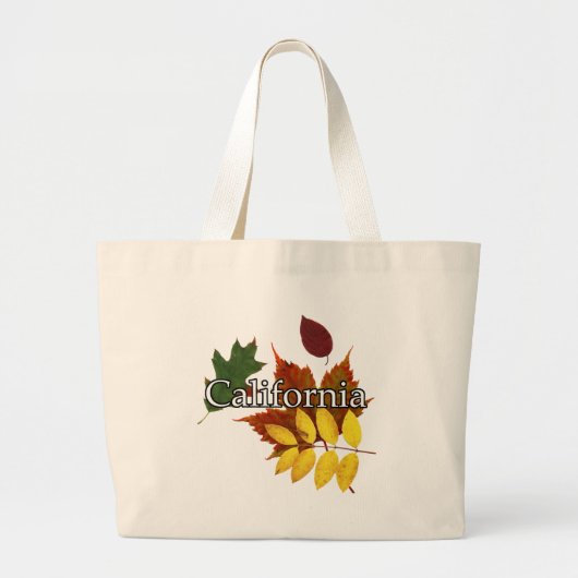 CALIFORNIA FALL COLORS GROTE TOTE BAG (Voorkant)