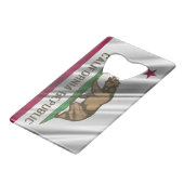 California Flag Bottle Opener Taille de la carte d (Devant Angle)