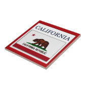 California Flag Design Tegel Tegeltje (Zijkant)