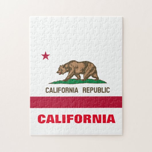 CALIFORNIA FLAG LEGPUZZEL (Verticaal)