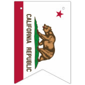 California Flag Party, Banners bunting / Weddings (Eerste vlag)