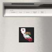 California Flag Patriotic Magneet (Insitu (Vaatwasser))