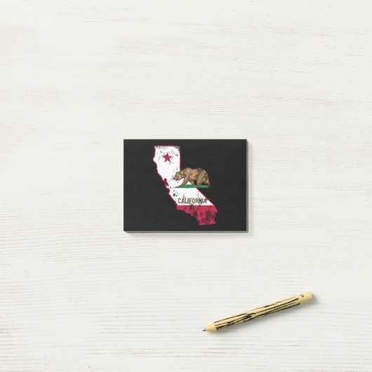 California Flag Patriotic Post-it® Notes (Op bureau)