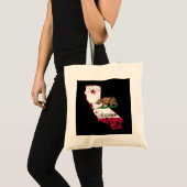 California Flag Patriotic Tote Bag (Voorkant (product))