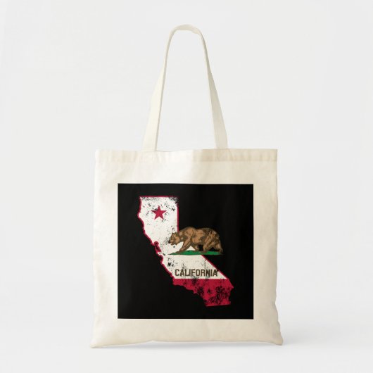 California Flag Patriotic Tote Bag (Voorkant)