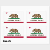 California Flag Sticker (Vel)