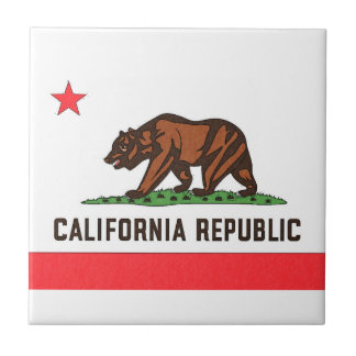 CALIFORNIA FLAG Tile Tegeltje
