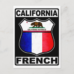 California French American Briefkaart